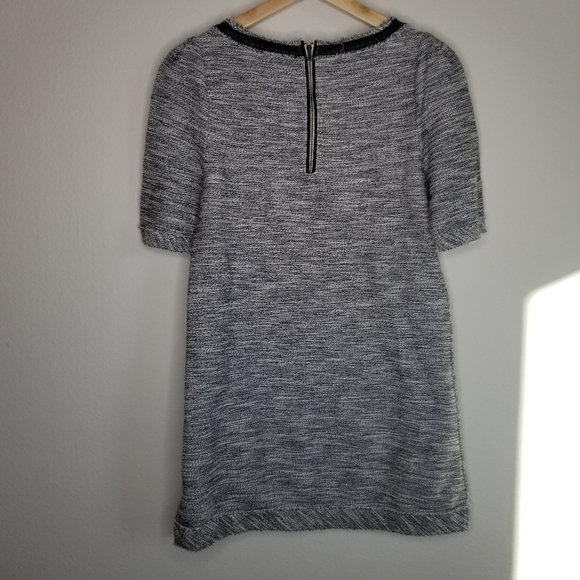Anthropologie Postmark Beverly Tweed Grey Tunic - Picture 6 of 7